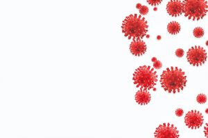 Virus background illustration